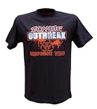 Zombie Outbreak Response Team Logo Men Black T-Shirt