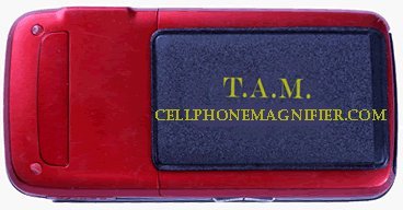TAM CELL PHONE MAGNIFIER - 3X ACRYLIC HAND HELD MAGNIFIER