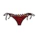 ID 7860 Shiny Floral Bikini Bottom Patch Swim Suit Embroidered Iron On Applique