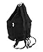 Womens Leather Convertible 7 Pocket Medium Size Tear Drop Sling Backpack Purse Shoulder Bag