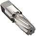 Union Butterfield 4600 High-Speed Steel Taper Pin Reamer, Left Hand Spiral Flute, Round With Square End Shank, Uncoated (Bright) Finish