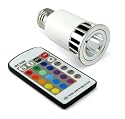 Color Changing LED Light Bulb and Remote