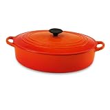Review   / Le Creuset 5 Quart Wide Oval French Oven: Flame