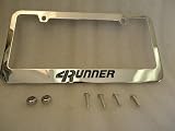 On Sale Toyota 4 Runner Chrome Metal License Plate Frame with Logo Screw Caps