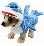 Vvhome Shark Cotton Tidy Costume for Cats Dogs (S)