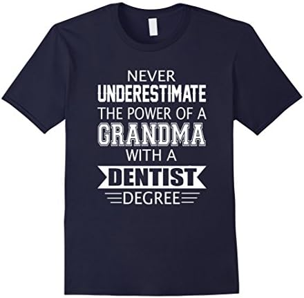 Men's Dentist Grandma T shirt - Gifts Grandma Large Navy