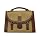 Satchel Style Fashion Cross Body / Shoulder Bag Camel & Tan Brown