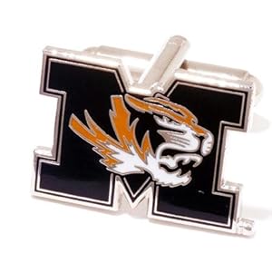 Missouri Tigers NCAA Logo'd Executive Cufflinks w  Jewelry Box
