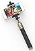 PerfectDay Foldable QuickSnap Self-portrait Monopod Extendable Bluetooth Selfie Stick with built-in Remote Shutter w/ Adjustable Phone Holder for iPhone 6s, iPhone 6 Plus 5 5s 5c, Android