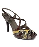  : Nine West Women's Jewellite Sandal,Brown,6.5 M US