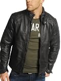 G Star Jacket leather MFD Black Men 410%2BCuM vmL. SL160 G Star Jacket leather MFD Black Men
