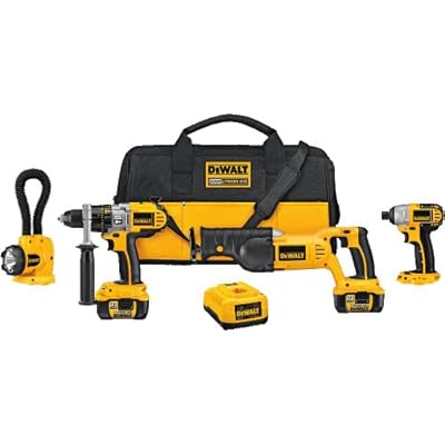 DEWALT DCK475L 18-Volt 4-Tool Cordless Combo Kit with NANO Technology