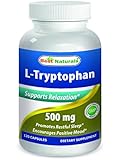 Best Naturals L-Tryptophan 500 mg Capsule, 120 Count
