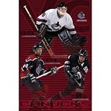 VANCOUVER Canucks NHL CANUCKS TEAM Poster Hockey Print - 24x36 custom fit with RichAndFramous Black 24 inch Poster Hangers