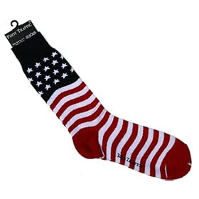 Men's American Flag Trouser Socks by Foot Traffic
