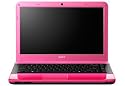 Sony Vaio VPCEA2S1E/P 35,5 cm (14 Zoll) Notebook (Intel Core i3 350M 2,2GHz, 4GB RAM, 500GB HDD, ATI Mobility Radeon HD 5145, DVD, Win 7 HP) pink
