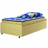 South Shore Furniture, Popular Collection, Twin Lower Bunk on Casters, Natu ....