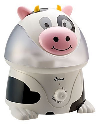 Crane Adorable 1 Gallon Cool Mist Humidifier, Cow Shape