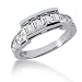 410%2BLVZy6wL. SL75  14K White Gold Wedding band 1.45CT Emerald Cut