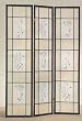 Three Panel Black Decor Screen By Coaster Furniture