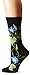 Ozone Women's Witches Garden, Fairy and Mushroom, Bioluminescent Floral Novelty Crew Sock for Women, Size 9-12 (Morning Glory)