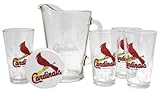 St. Louis Cardinals Pint Glasses and Pitcher Set | MLB St. Louis Cardinals Gift Set