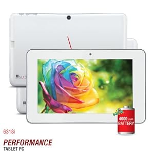 iBall Slide 6318i Tablet (WiFi, 3G with USB Dongle), White