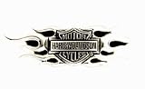 Harley Davidson Unisex Flame belt Buckle. Sculpted flame buckle with high-polished finish. Back stamped with Bar & Shield for collectibility. Measures 5 3/4 W x 2 H. Fits any Harley-Davidson belt strap. 99555-04V