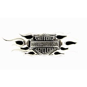 Harley-Davidson® Men's Flame Belt Buckle, Fits Any Harley Davidson Belt Strap, 99555-04V
