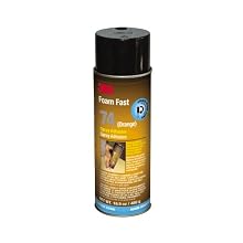 3M Foam Fast 74 Spray Adhesive Orange, INVERTED 24 fl oz Aerosol Can (Pack of 1)