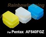 Janco Blue+Yellow+white kit Flash Diffuser box for Pentax AF540FGZ and Metz 40 MZ1i 40 MZ3i flashes