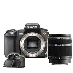 Sony DSLR-A350H SLR-Digitalkamera (14 Megapixel, Live-View) inkl. DT 18 - 200 mm, F 3,5 - 6,3 Objektiv