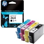 HP No.364 Ink Cartridges - Black/ Cya...