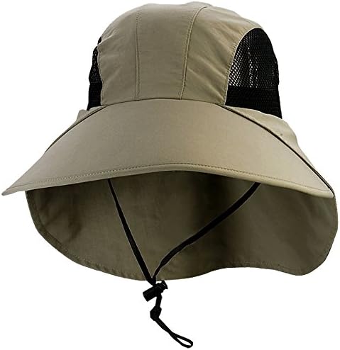 Juniper Sun Hats Large Bill Flap Cap with Mesh Sides