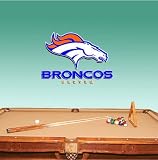 Denver Broncos Football Wall Decal 25" x 17"