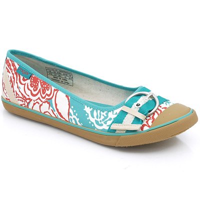 Sugar Smoking Cat Shangri La Flats Turquoise (Blue) from Sugar