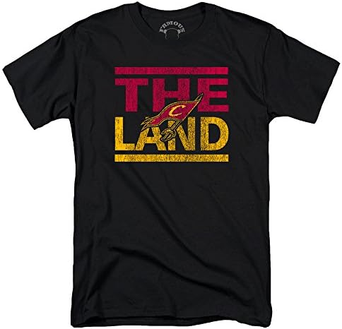 Famous Panda Cleveland Cavaliers The Land Men's T- Shirt (3XL, Black)