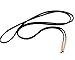 Girls Handmade Long Black Velvet PU Leather Chain Stretch Tattoo Choker Elastic Tassel Necklaces