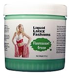 Ammonia Free Liquid Latex Body Paint - 32oz Fluorescent Green