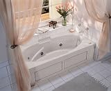Jacuzzi H534959 Nova 636 Whirlpool Bath with Integral Skirt, White