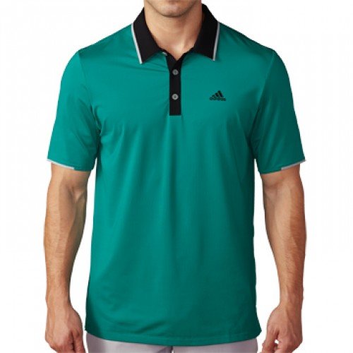 adidas Golf Men's Climacool Branded Performance Polo Shirt, EQT Green S, X-Large