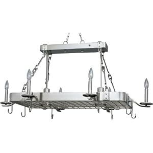 Pot Rack with Lights by Maxim Manufacturing