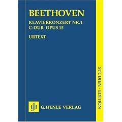 Konzert f�r Klavier und Orchester Nr. 1 C-dur op. 15. Studien-Edition
