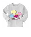 Mr. Men Little Miss - Little Miss Chatterbox - Japanese - Ash Toddler Long Sleeve Tee - 5/6
