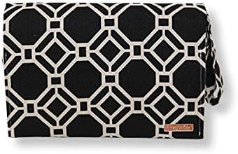 Foxy Vida Diaper Clutch Set - Black Lattice