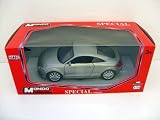 MONDO MOTORS 1/24 510603 2007 AUDI TT COUPE SILVER