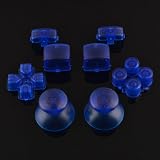 Clear / Transparent Blue PS3 Dualshock 3 Controller Button Set