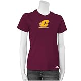 adidas Central Michigan Chippewas Ladies Maroon Loud N' Proud T-shirt