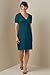 Fair Indigo Organic Fair Trade Wrap Front Dress