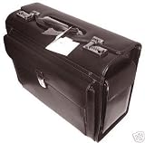 Mancini Burgundy Lawyer/litigator Leather Catalogue Briefcase